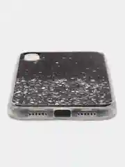 Черный чехол на Айфон (iPhone) 11 XR 6 / 6s / 7 / 8 / Se / X / Xs 12 13 Pro Max, прозрачный