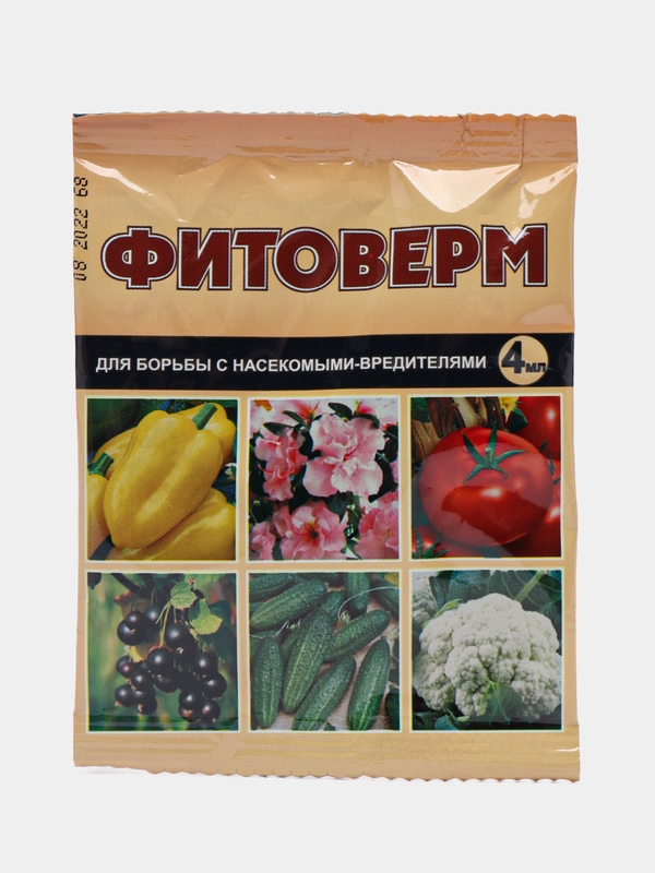 Фитоверм 4 мл 1шт Защита от вредителей, фитоверм от клещей