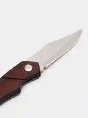 Нож складной с рукоятью под дерево