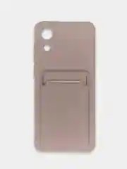 Чехол для Samsung Galaxy A03 Core, Самсунг А03 Кор силиконовый, с карманом для карты