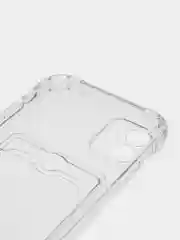 Прозрачный чехол для iPhone 7/8 Plus/XR/11/12/13/Pro/Pro Max, силиконовый, с карманом для карт