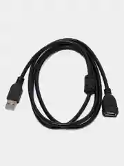 Черный кабель удлинитель USB 2.0, папа, мама