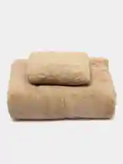 Бежевый полотенце банное, из микрофибры