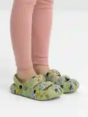 Зеленый сабо детские, подростковые IZI, размеры 24-30