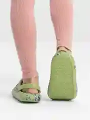 Зеленый сабо детские, подростковые IZI, размеры 24-30