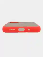 Красный чехол Xiaomi Redmi 9C, Redmi 9C NFC, Redmi 10A пластиковый матовый с цветными кнопками