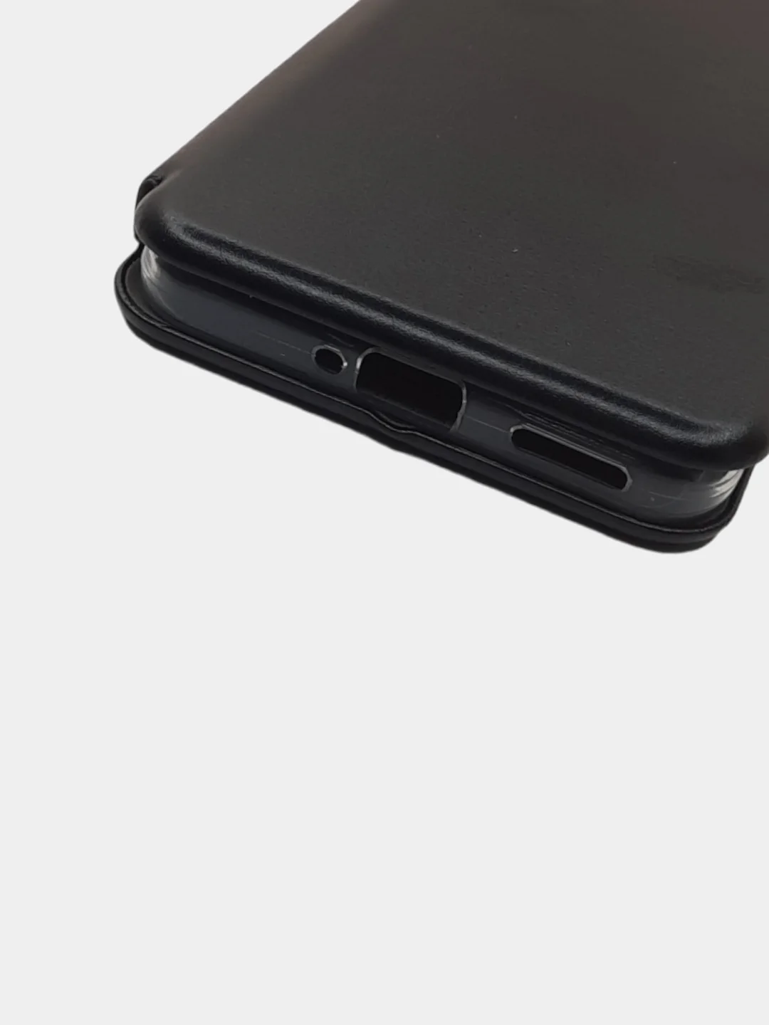 Черный чехол-книжка для Realme GT Neo 3