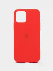Красный чехол силиконовый Silicone Case на Айфон(IPhone) 11, 12, 13, 14, Mini, Plus, Pro, Pro Max