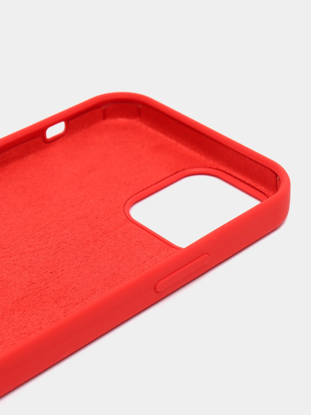 Красный чехол силиконовый Silicone Case на Айфон(IPhone) 11, 12, 13, 14, Mini, Plus, Pro, Pro Max