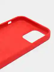 Красный чехол силиконовый Silicone Case на Айфон(IPhone) 11, 12, 13, 14, Mini, Plus, Pro, Pro Max