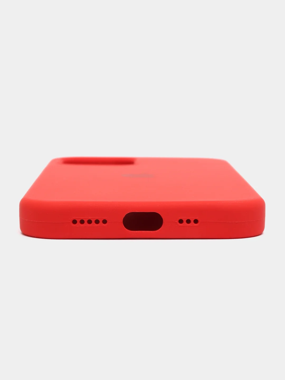 Красный чехол силиконовый Silicone Case на Айфон(IPhone) 11, 12, 13, 14, Mini, Plus, Pro, Pro Max