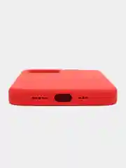 Красный чехол силиконовый Silicone Case на Айфон(IPhone) 11, 12, 13, 14, Mini, Plus, Pro, Pro Max