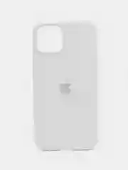 Белый чехол силиконовый Silicone Case на Айфон(IPhone) 11, 12, 13, 14, Mini, Plus, Pro, Pro Max