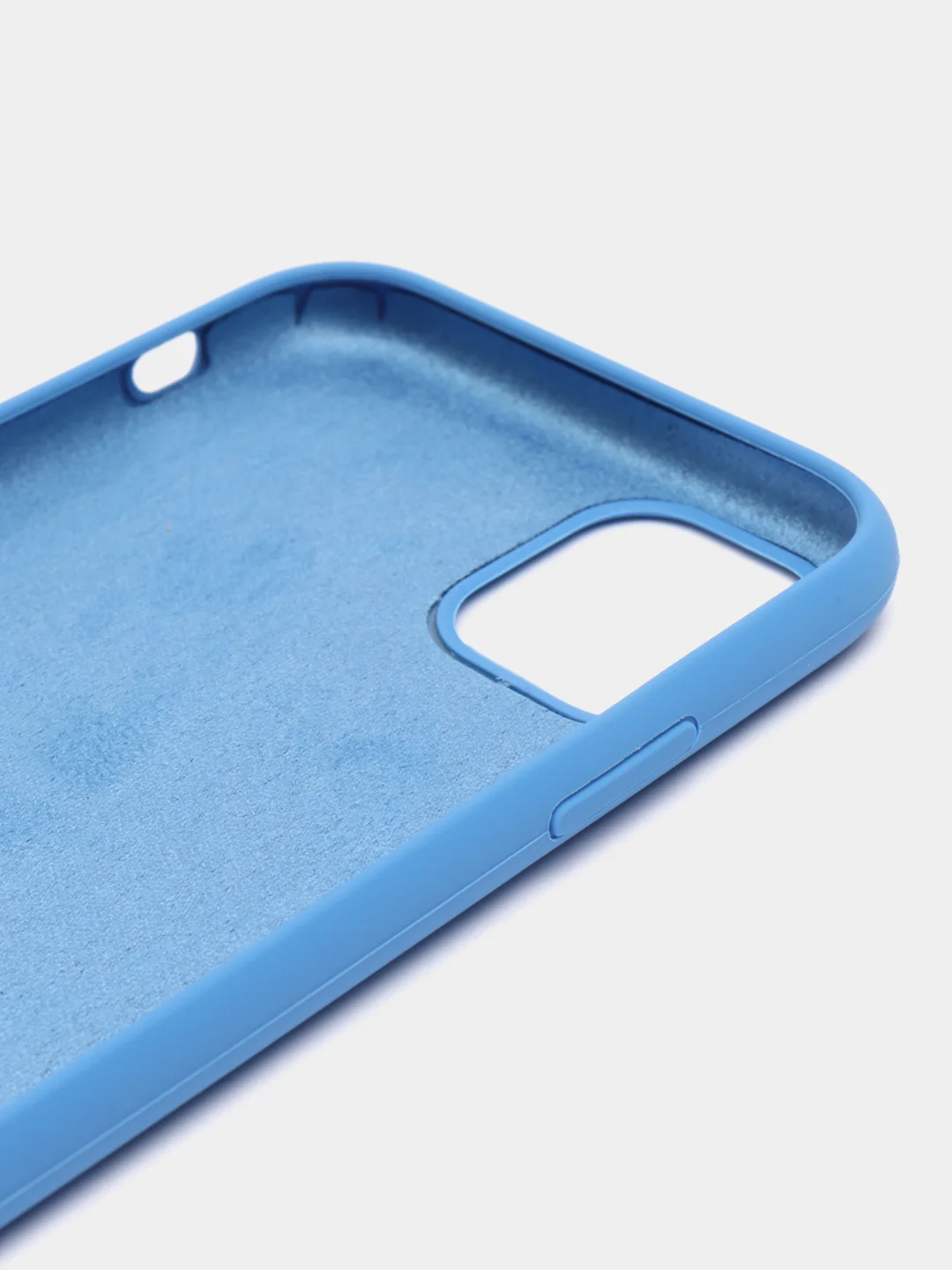 Лазурный чехол силиконовый Silicone Case на Айфон(IPhone) 11, 12, 13, 14, Mini, Plus, Pro, Pro Max