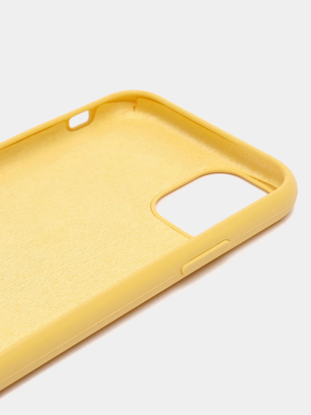 Желтый чехол силиконовый Silicone Case на Айфон(IPhone) 11, 12, 13, 14, Mini, Plus, Pro, Pro Max