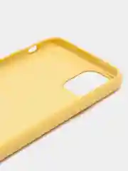 Желтый чехол силиконовый Silicone Case на Айфон(IPhone) 11, 12, 13, 14, Mini, Plus, Pro, Pro Max
