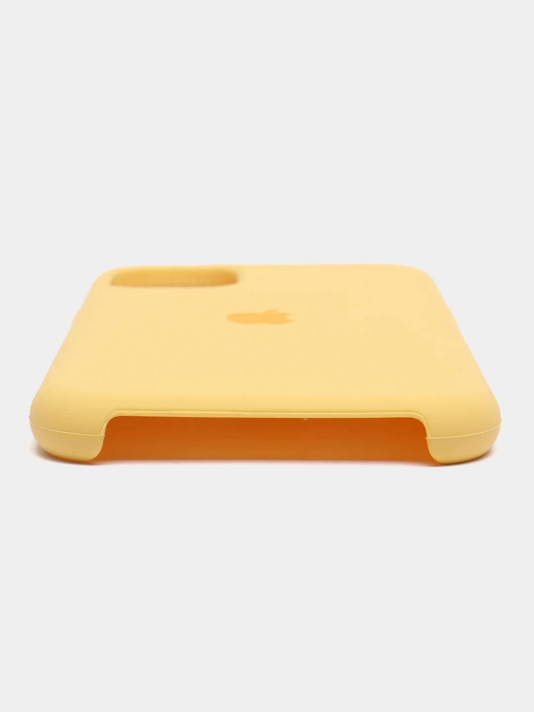 Желтый чехол силиконовый Silicone Case на Айфон(IPhone) 11, 12, 13, 14, Mini, Plus, Pro, Pro Max