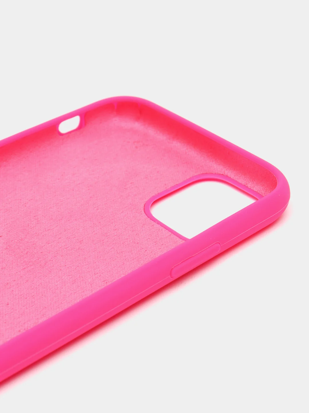Тёмно-розовый чехол силиконовый Silicone Case на Айфон(IPhone) 11, 12, 13, 14, Mini, Plus, Pro, Pro Max
