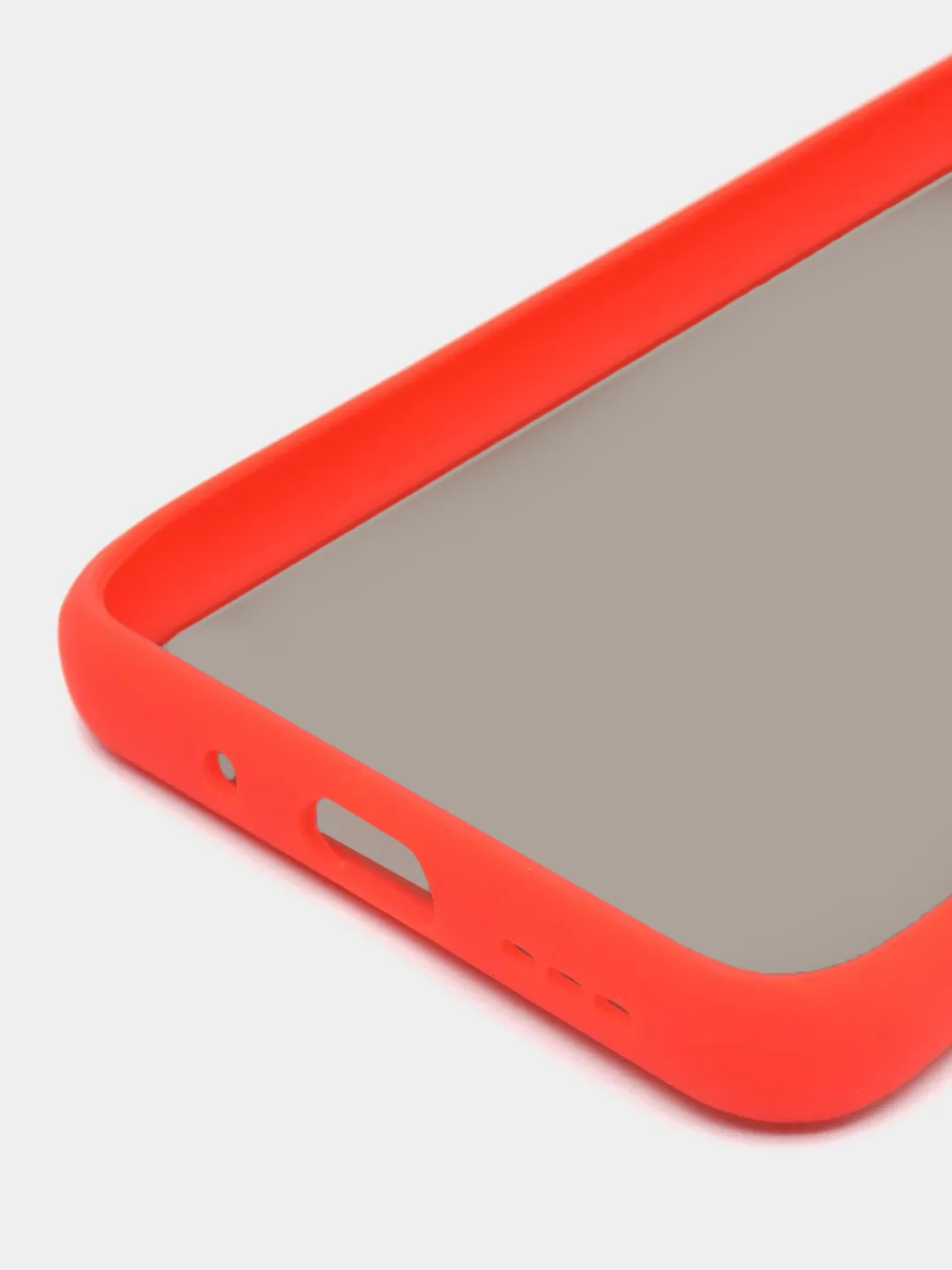 Красный чехол Xiaomi Redmi 9C, Redmi 9C NFC, Redmi 10A пластиковый матовый с цветными кнопками