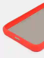 Красный чехол Xiaomi Redmi 9C, Redmi 9C NFC, Redmi 10A пластиковый матовый с цветными кнопками