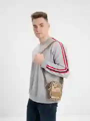Песочный хаки сумка тактическая через плечо, на пояс