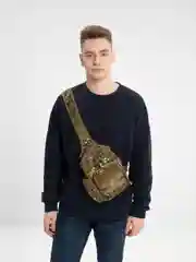 Зеленый сумка тактическая через плечо