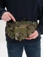 Зелёный хаки сумка поясная тактическая