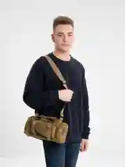 Бежевый сумка тактическая поясная, через плечо