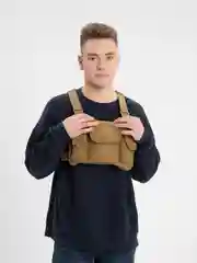 Коричневый сумка жилет