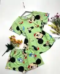 Салатовый пижама Женская, домашний комплект