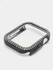 Черный бампер защитный для Apple Watch 44 45 40 42 41 38 mm пластиковый чехол эпл вотч