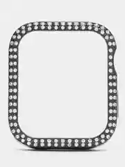 Черный бампер защитный для Apple Watch 44 45 40 42 41 38 mm пластиковый чехол эпл вотч