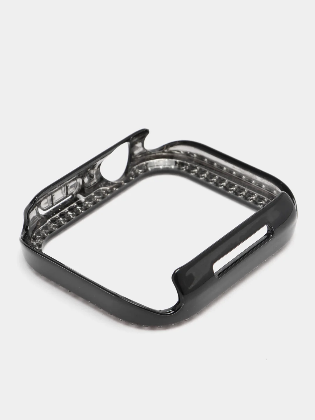 Черный бампер защитный для Apple Watch 44 45 40 42 41 38 mm пластиковый чехол эпл вотч