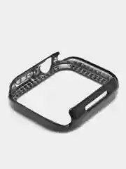 Черный бампер защитный для Apple Watch 44 45 40 42 41 38 mm пластиковый чехол эпл вотч
