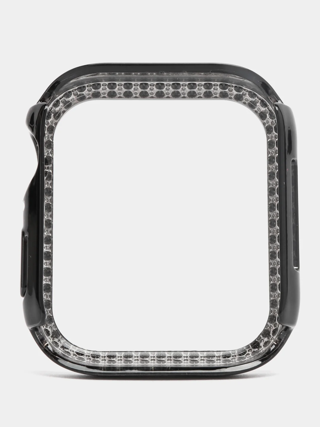 Черный бампер защитный для Apple Watch 44 45 40 42 41 38 mm пластиковый чехол эпл вотч
