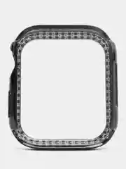 Черный бампер защитный для Apple Watch 44 45 40 42 41 38 mm пластиковый чехол эпл вотч