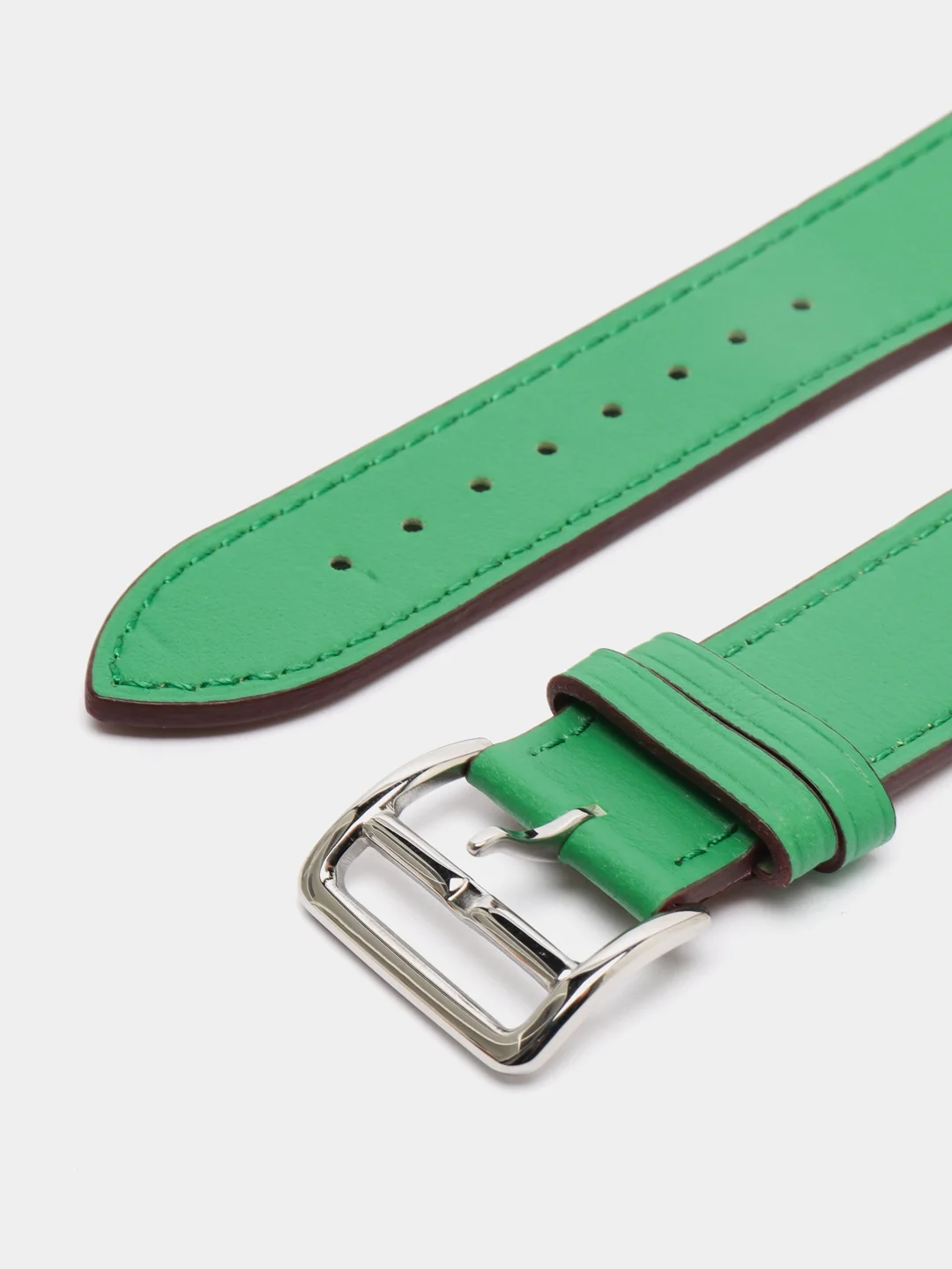 Зеленый кожаный ремешок для Apple Watch