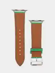Зеленый кожаный ремешок для Apple Watch