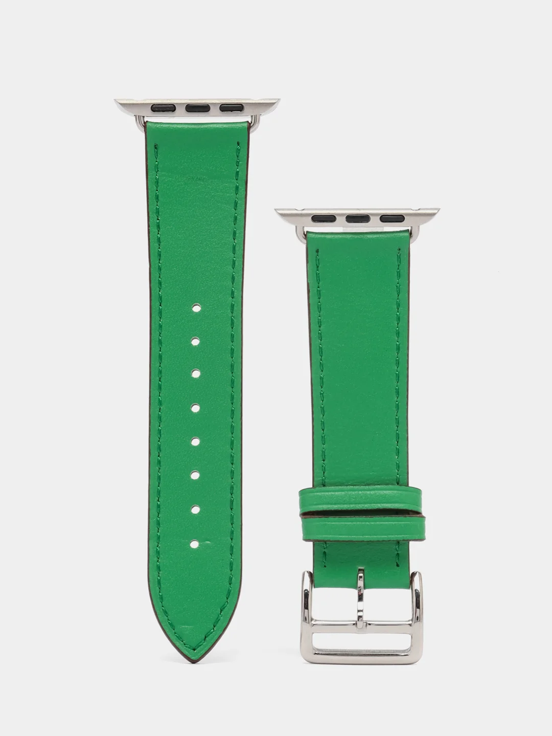 Зеленый кожаный ремешок для Apple Watch
