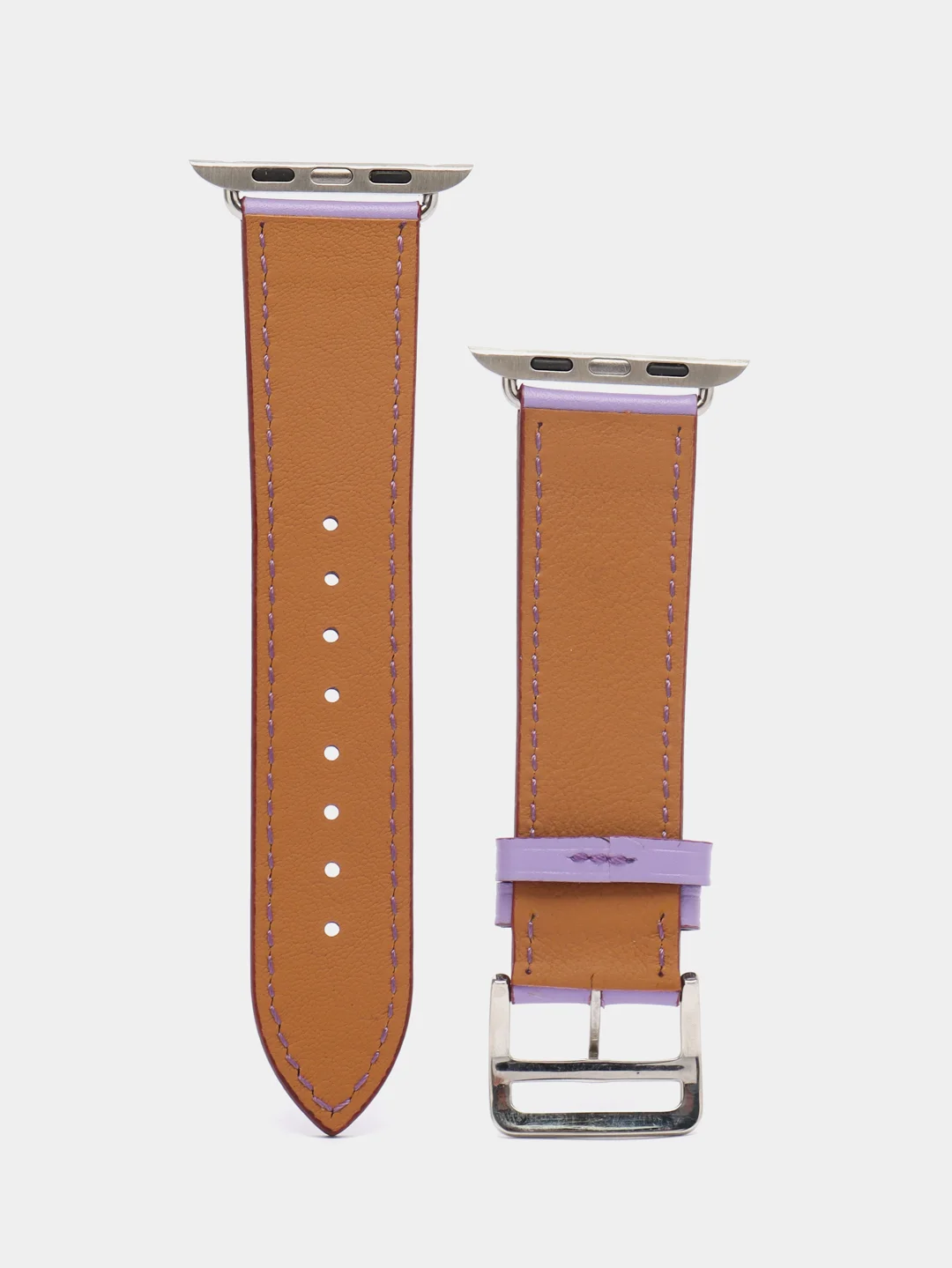 Фиолетовый кожаный ремешок для Apple Watch