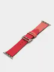 Коралловый кожаный ремешок для Apple Watch