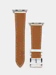 Белый кожаный ремешок для Apple Watch