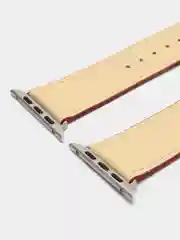 Молочный кожаный ремешок для Apple Watch