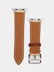 Молочный кожаный ремешок для Apple Watch