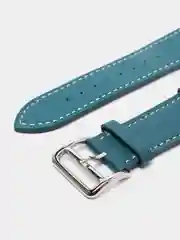 Тёмно-бирюзовый кожаный ремешок для Apple Watch