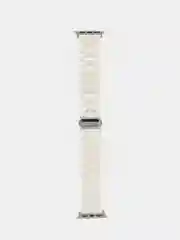 Белый ремешок для Apple Watch 7, 6, 5, 4, 3, 2, 1 и SE