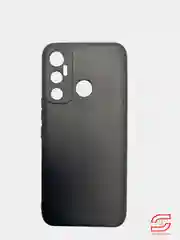 Черный накладка силиконовая матовая для Infinix Hot 10 Lite / 10 Play / 10s / 11 / 11 Play / 11s