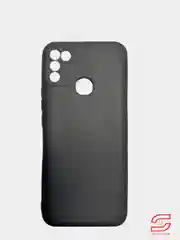 Черный накладка силиконовая матовая для Infinix Hot 10 Lite / 10 Play / 10s / 11 / 11 Play / 11s