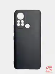 Черный накладка силиконовая матовая для Infinix Hot 10 Lite / 10 Play / 10s / 11 / 11 Play / 11s