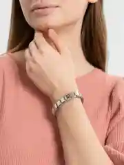 Серебряный браслет унисекс, стальной